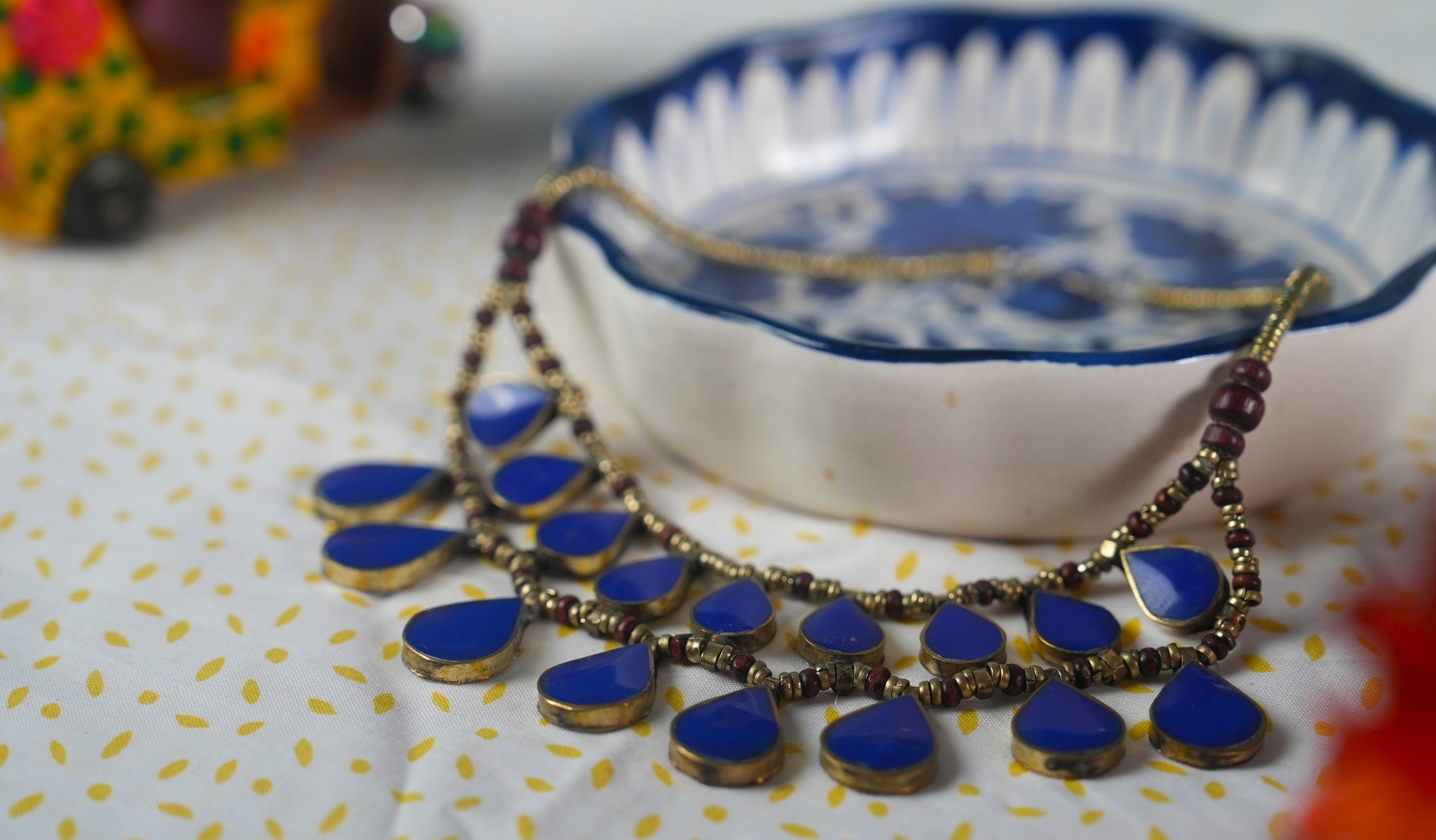 Beautiful Vintage Lapis Lazuli Necklace